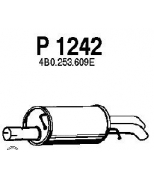 FENNO STEEL - P1242 - Глушитель AUDI A6 (C5) 1.8T/2.4-2.8 97-05